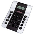Black and Silver Dual Powered Solar Calculator